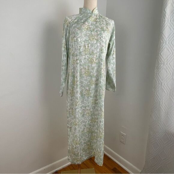 Handmade Womens Ethereal Brocade Cheongsam Gown Whimsigoth Fairy Vtg Dress S/M - Picture 1 of 12